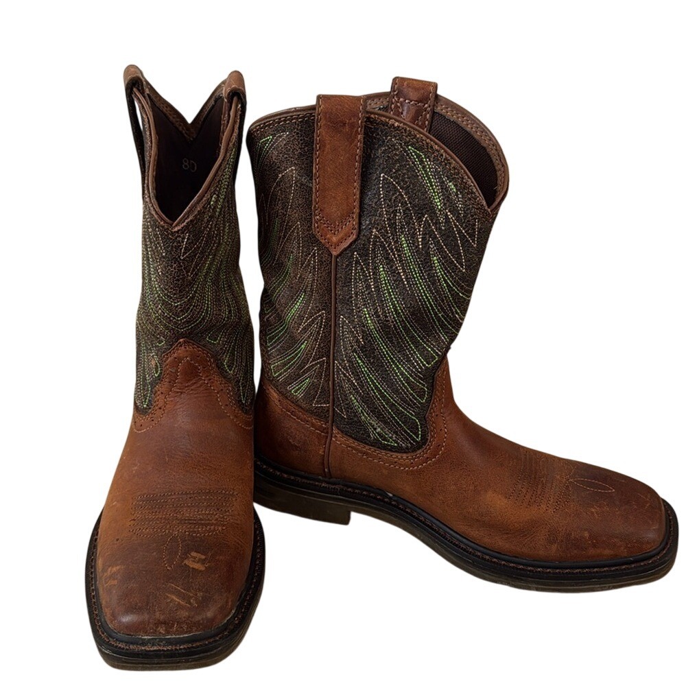 Ariat Men's Maverick Wide Square Boots Size 8D